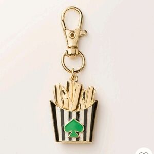 French Fry Bag Charm Keychain - kate spade new york x Target Gold/Black/Green